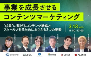 事業を成長させるコンテンツマーケティング